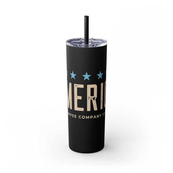 America Baby Blue - Skinny Tumbler - 20oz