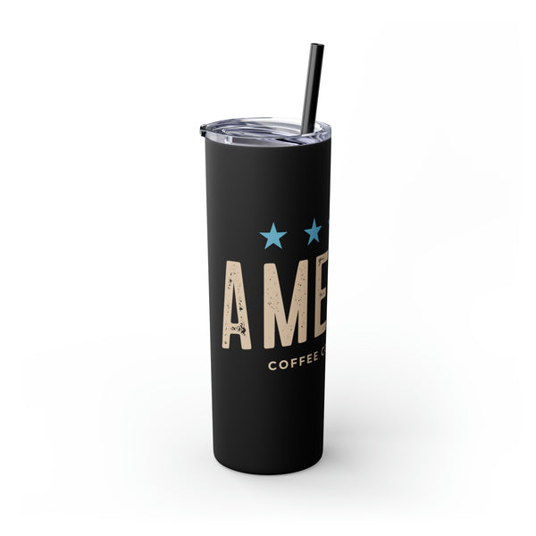 America Baby Blue - Skinny Tumbler - 20oz