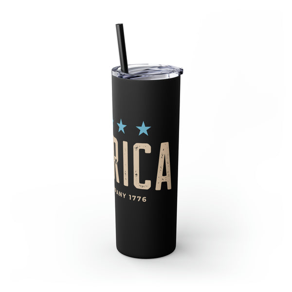 America Baby Blue - Skinny Tumbler - 20oz