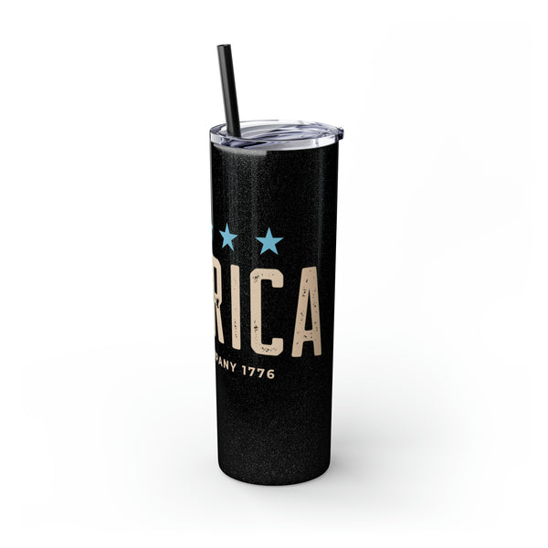 America Baby Blue - Skinny Tumbler - 20oz
