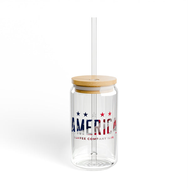 America Can-shaped glass - 16oz