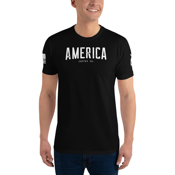 America Coffee Logo Tee