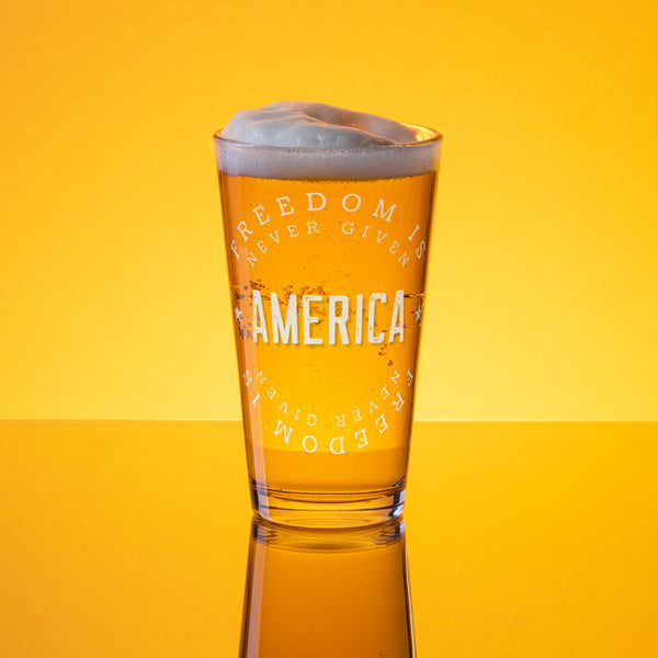 Freedom Pint Glass